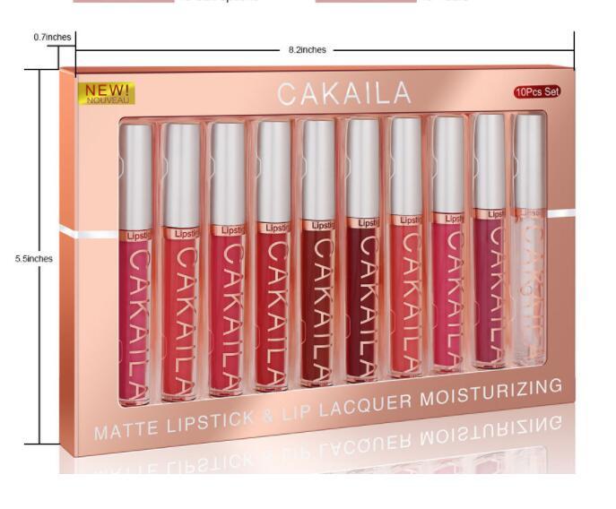 Pack Of 10 Matte Nonstick Cup Waterproof Lip Gloss Pack Of 10 Matte Nonstick Cup Waterproof Lip Gloss
